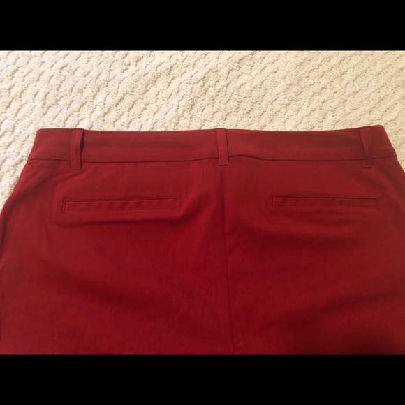 Rafaella Comfort women plus size 16 red slacks - Picture 6 of 6